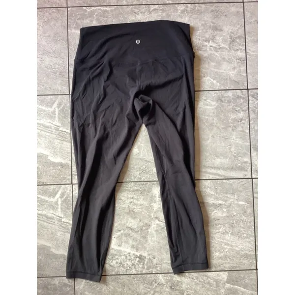 Lululemon Align High-Rise Pant 25 Black Nulu Yoga Leggings LW5IDCS Size 12 - Image 2