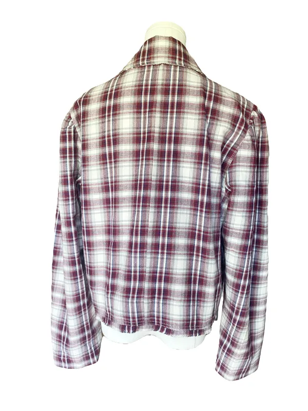 Free People Plaid Blazer - Image 4