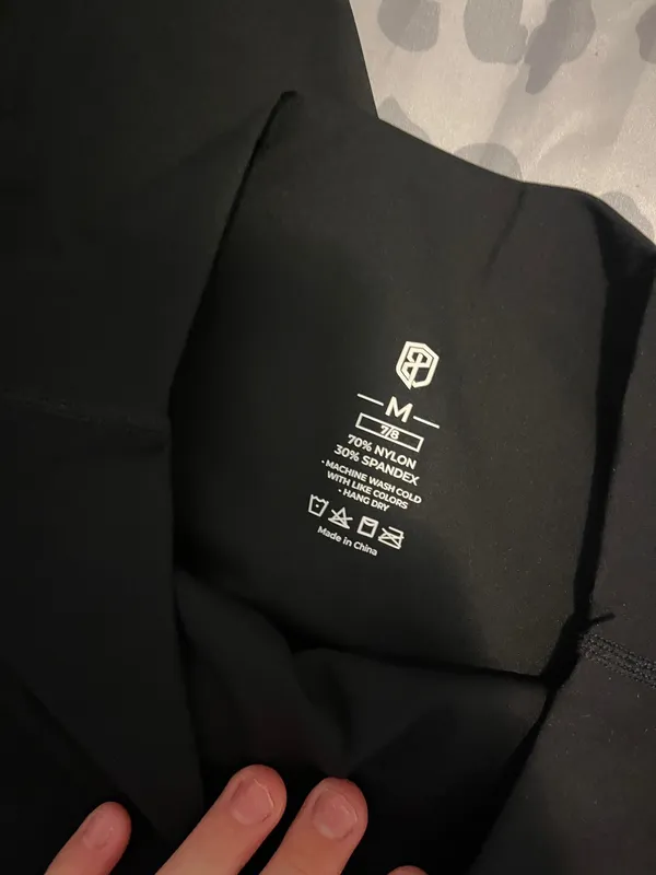 Black mid calf leggings  - Image 2