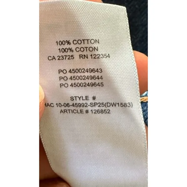 Aritzia Denim Forum Kai Mid Rise Baggy Barrel Jeans Heavyweight Pure Cotton 25 - Image 5