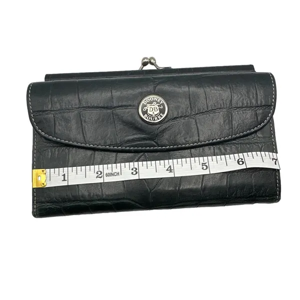 DOONEY & BOURKE Vintage y2k Black Kisslock Wallet - Image 8