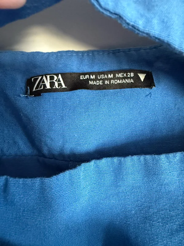 ZARA Blue Dress - Image 3