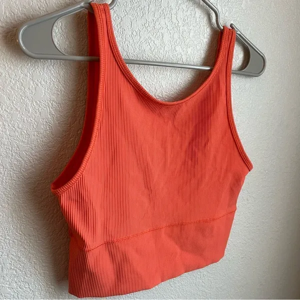 Lululemon Power Pivot Tank Coral - Image 4