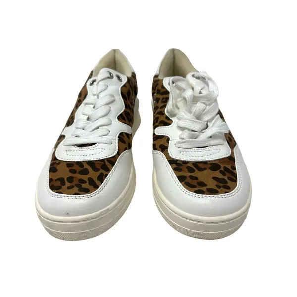 Coconuts by Matisse Size 8‎ Sneakers White Leopard Print Lace Up Casual Shoes - Image 8
