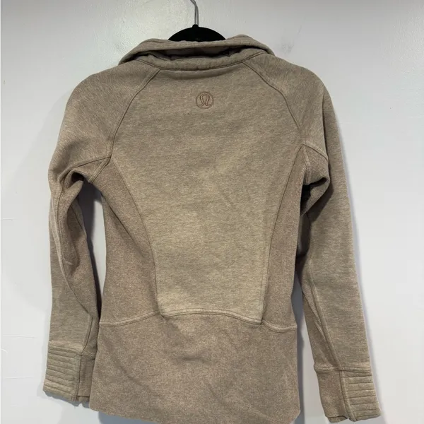 Tan Pink Lululemon Scuba‎ Zip-Up Jacket - Image 4
