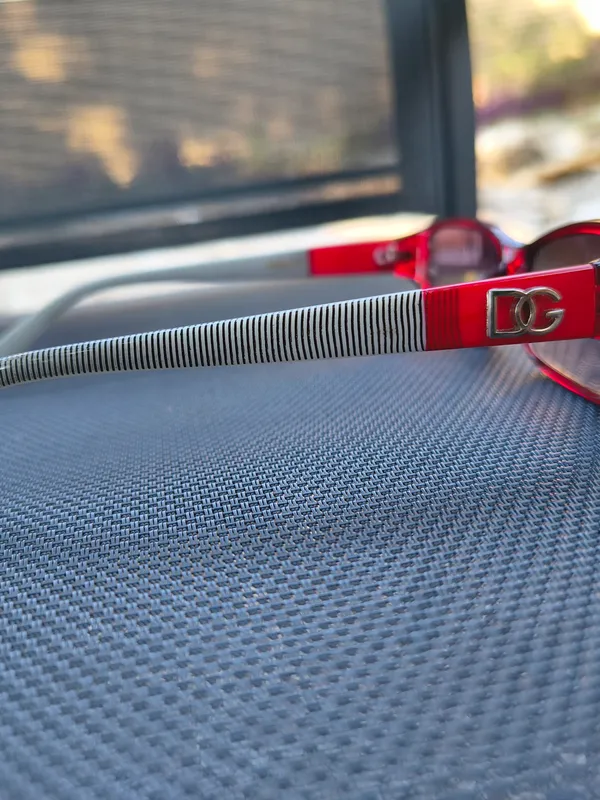 Dolce & Gabbana Rectangular Red Reading Glasses - Image 2