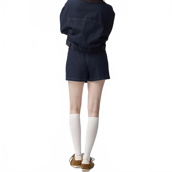 Uniqlo GU Denim Wrap Skort NWT Navy Blue Wash XS - Image 4