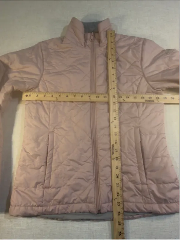 Columbia Women’s Medium Blush Pink Quilted Puffer Jacket Full Zip - Image 3