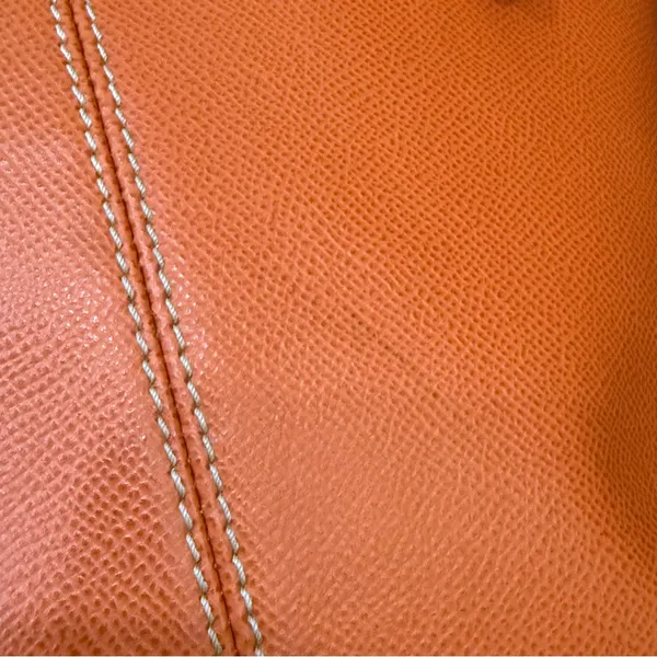 Authentic Dooney & Bourke Davis Tassel Orange Saffiano Leather Large Tote Bag - Image 16