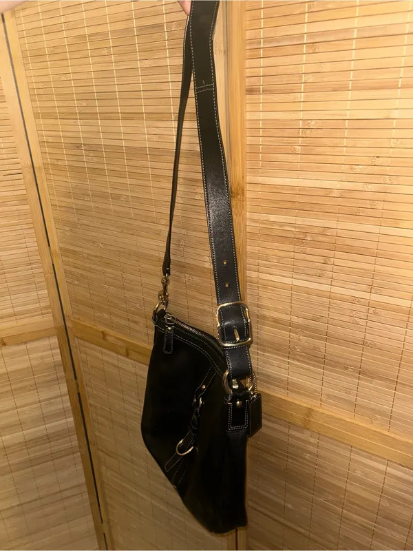 Coach Chelsea Buckle Leather Hobo Shoulder Bag (Style F14018) purse Y2K - Image 3
