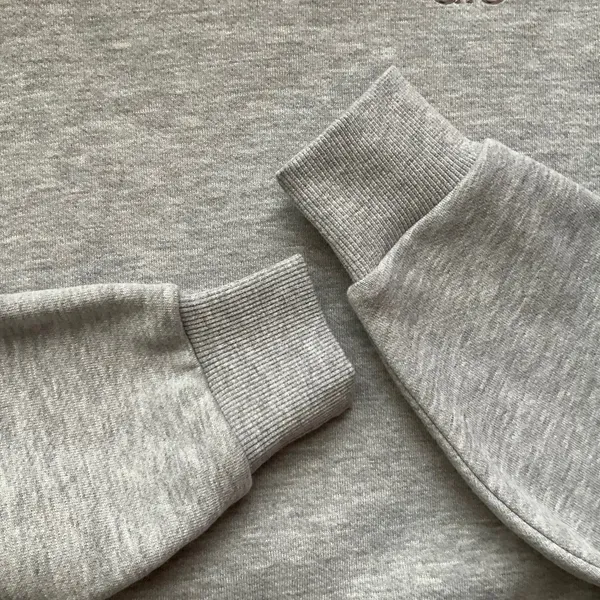 Alo Yoga Accolade Crew Neck Pullover Athletic Heather Grey XS - Image 5