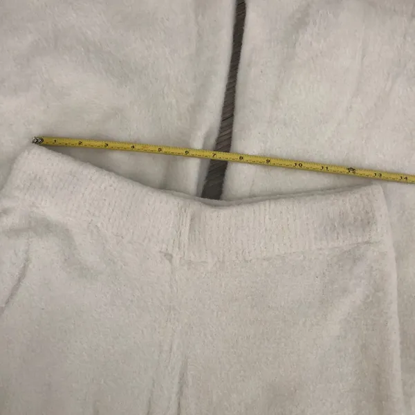 Amanda Uprichard Charlett Cozy Pant Ivory Off White Furry Fuzzy Pants Medium - Image 7