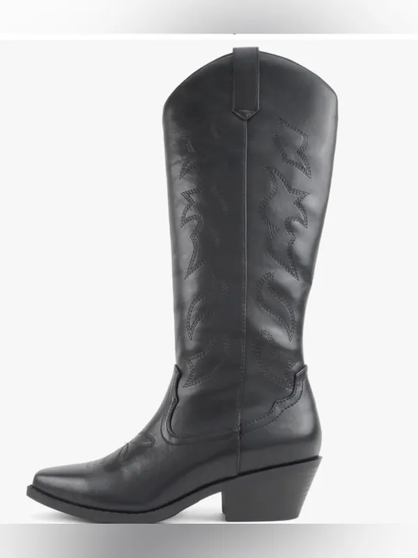 Soda Zahara - NWOB Women Western Knee-High Boot with Low Heel - Image 7