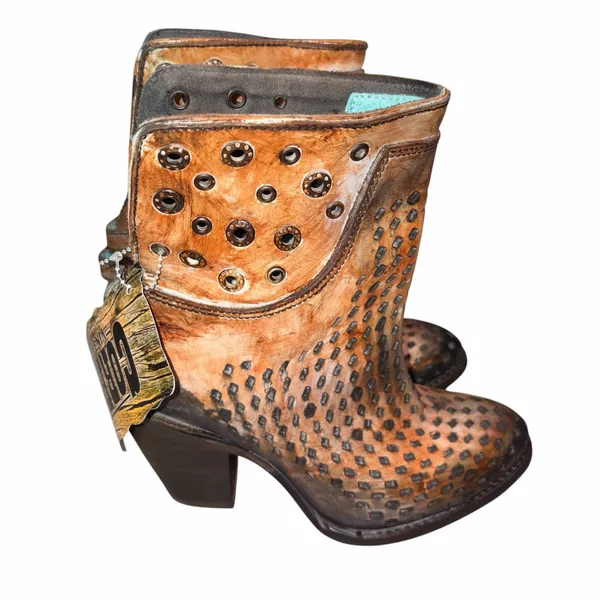 Corral NEW With Tag Vintage Hand Finished Leather Cowboy Western Boots Shoes 6 - Image 2