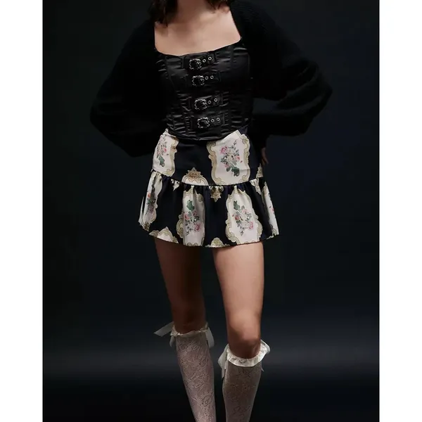 Zemeta Renaissance lock corset mini dress - Image 2