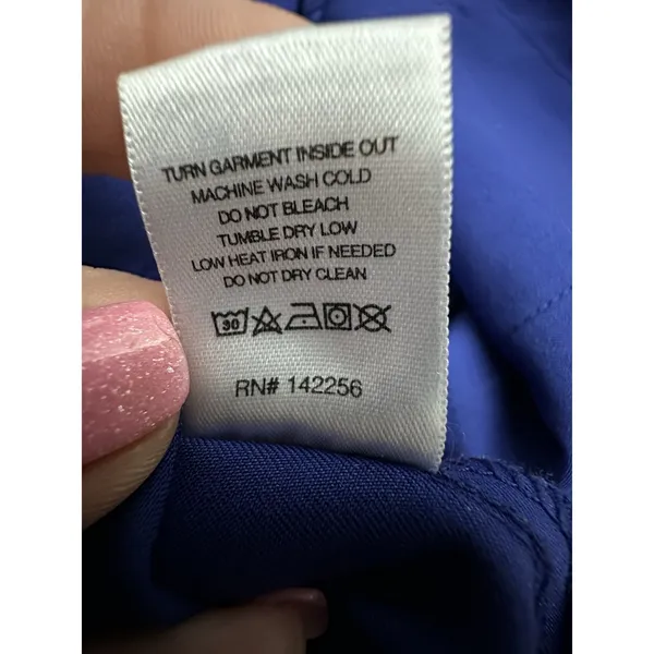 FIGS Technical Collection Size Small Casma Three Pocket Scrub‎ Top Blue #EE9-3 - Image 8