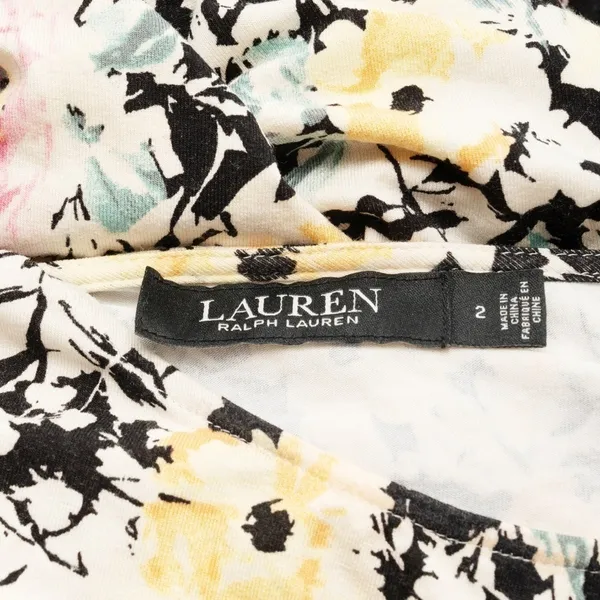 Lauren‎ Ralph Lauren. New! Knit Floral Ruffle Sleeve Dress. - Image 4