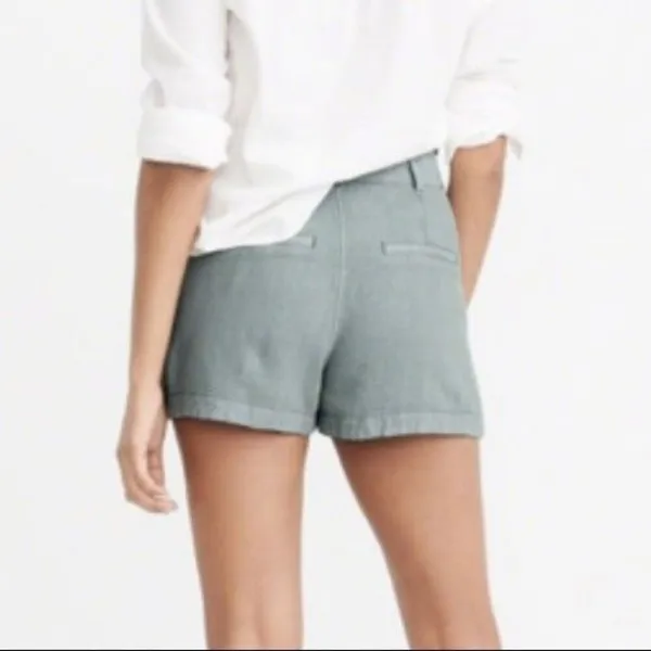 ✨Abercrombie & Fitch Linen Blend Mint Sz XS Shorts✨ - Image 2