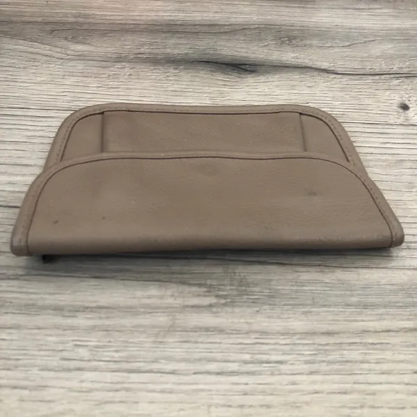 Mundi Leather Small Coin Wallet Clutch Pouch Taupe Brown - Image 10