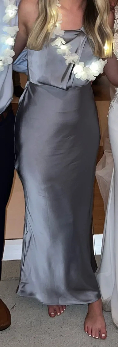 Billy J Greta Maxi Dress Blue Size 8 - Image 2