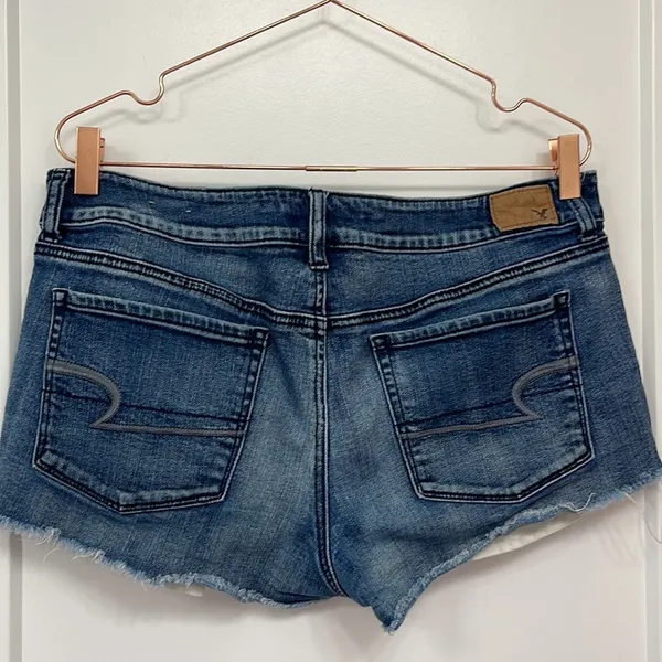 AMERICAN EAGLE OUTFITTERS SHORTIE HEAN SHORTS size 14 - Image 5