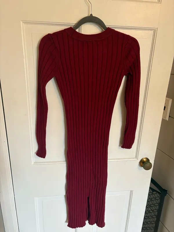 Lulus The Best Yet Ribbed Sweater Dress - Image 4