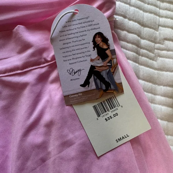 Blogilates Women's Dance Studio Wrap Skort Pink - Image 4