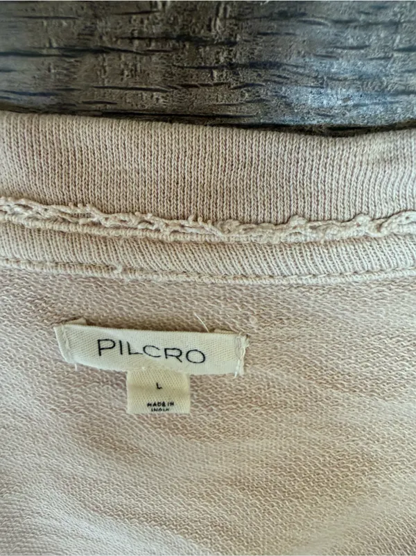 Anthropologie Pilcro Batwing Eyelet Sweatshirt size large - Image 2