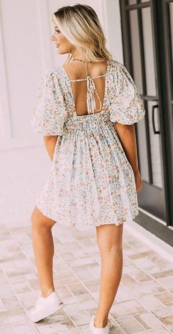 These Three Boutique Floral Easter Dress - Image 4