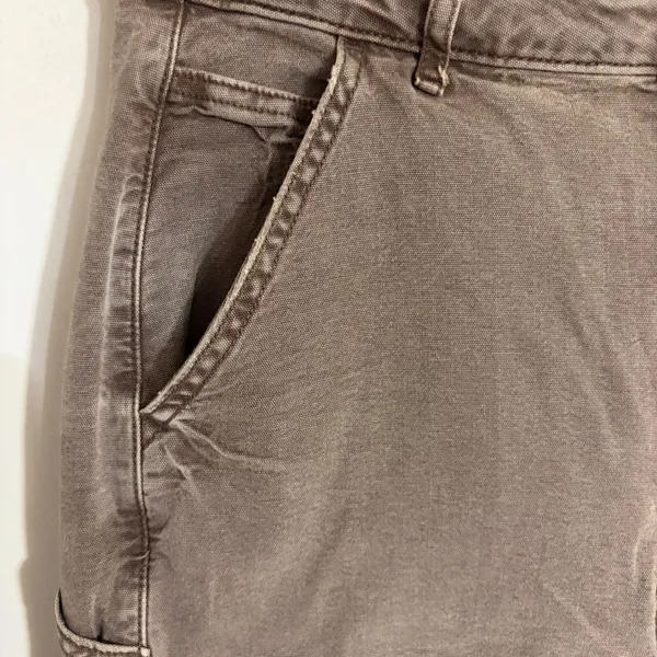 American Eagle Brown Carpenter Pants High Rise Utility Stretch Women Size 6 - Image 11