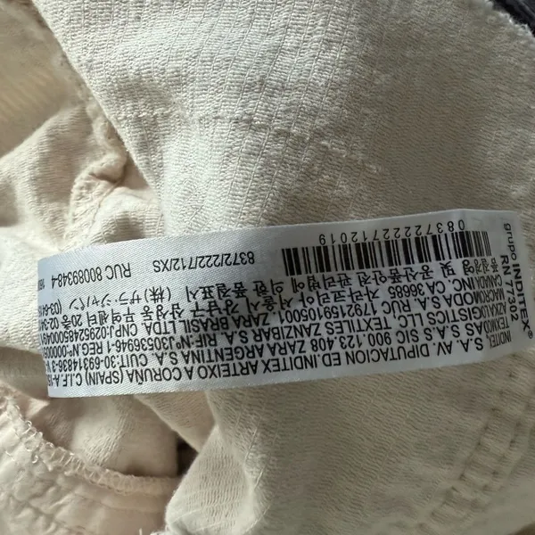 Zara Oversized Corduroy Shacket Jacket Size XS. Rough Hem. - Image 8