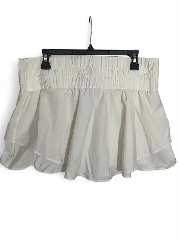 Joy Lab Women’s White Pleated Athletic Skirt Built in Shorts Size Large - Image 5