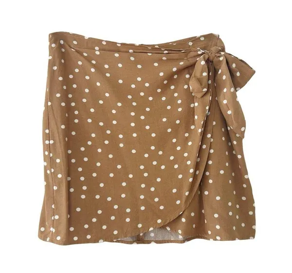 NWT L*Space Lanie Polka Dot Wrap Skirt Sz M - Image 2