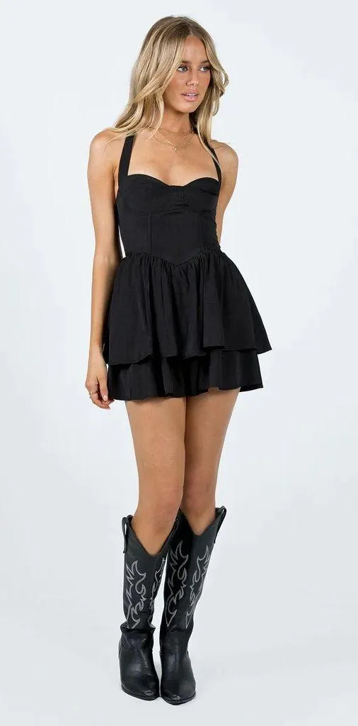 Princess Polly Black mini dress - Image 2