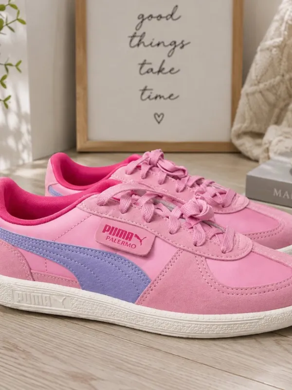 Puma Palermo Sugar Rush Pink Purple Womens 8 Youth 6.5 Sneakers NWT - Image 3