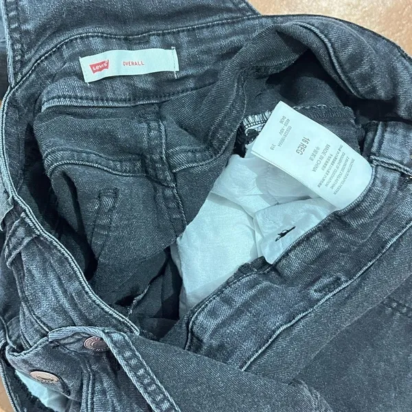 Levis Overalls kids‎ overall Bib Denim Stretch black size 16 - Image 6