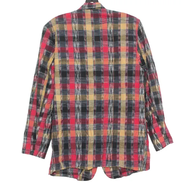 Express Blazer Plaid Vintage Grandpa Preppy Dark Academia Old Money Colorful M - Image 2