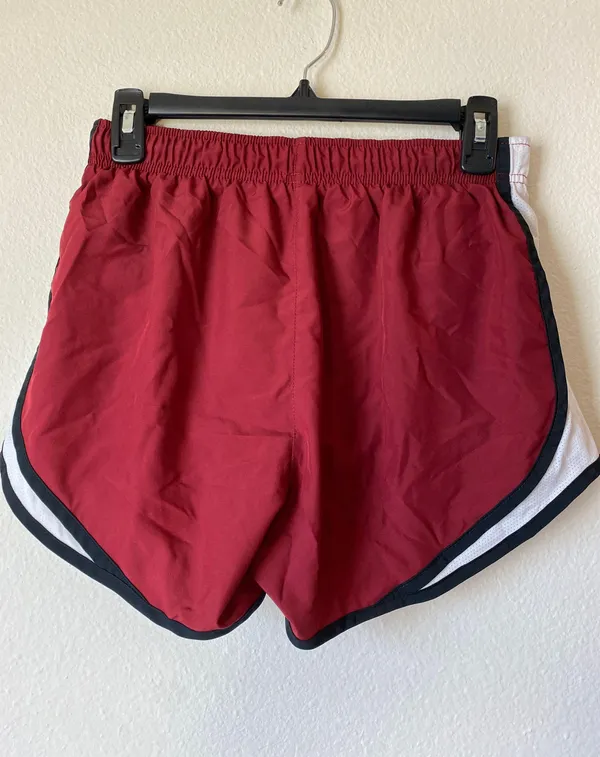 Nike Maroon Dri-Fit Shorts - Image 3