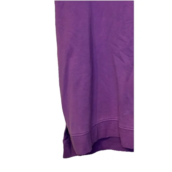 Peter Millar Women's Sweatshirt Hooded Long Sleeve Relaxed Pullover Purple Large - Image 3