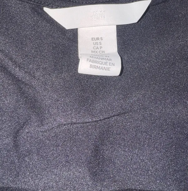 H&M Long Sleeve Top Black - Image 2