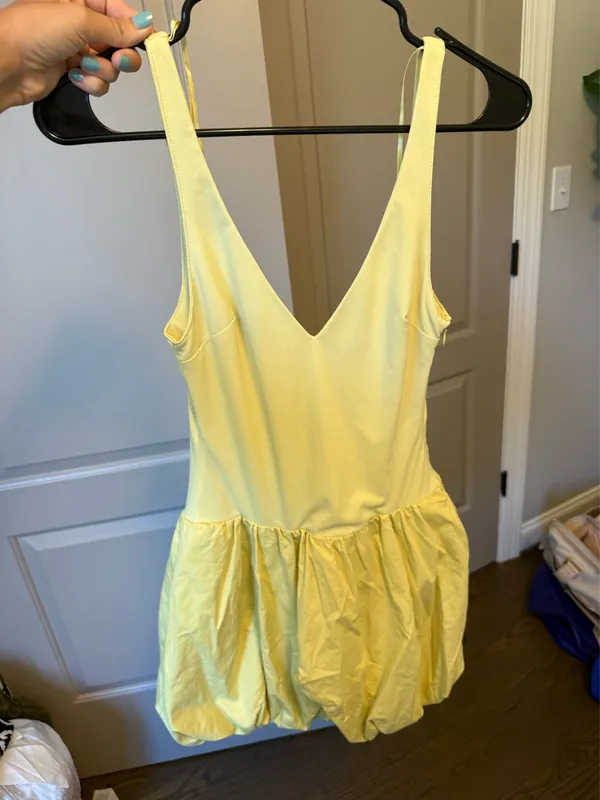 Zara Mixed Balloon Mini Dress - Image 2