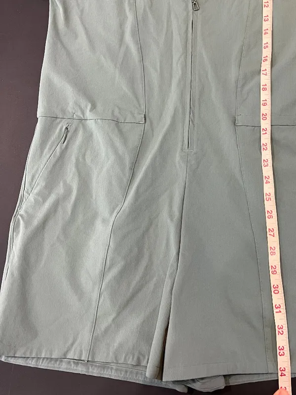 Lululemon Stretch Rib Pocketed Romper Tidewater Teal Size 4 - Image 9