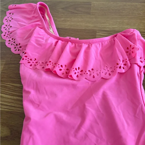 J crew ruffle one shoulder bathing suit one piece - Image 5
