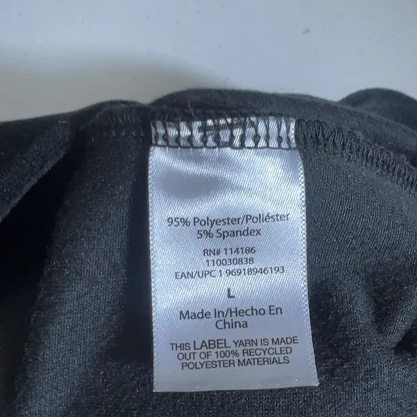 Juicy Couture Velour Solid Track Pants Black Y2K Rhinestone Logo Size L - Image 6