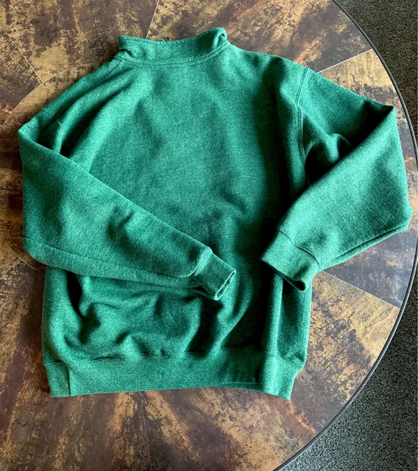 Crewneck zip up Green Size M - Image 2