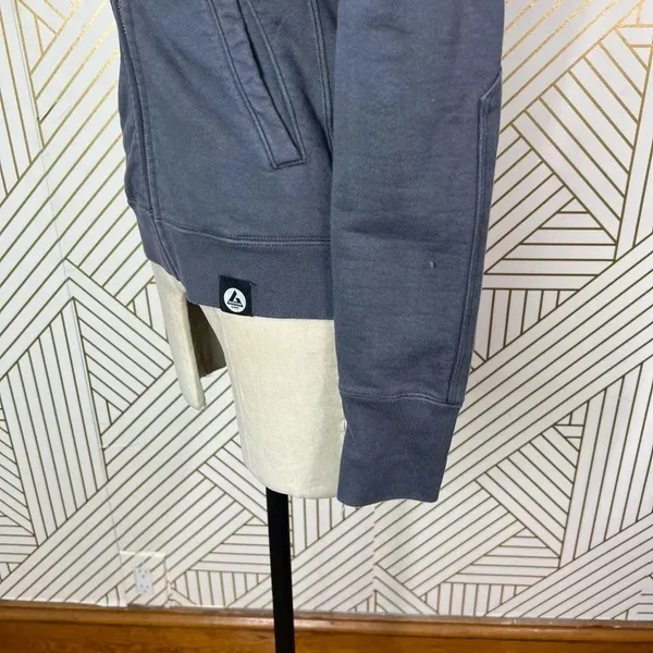 American Giant Heavyweight Full Zip Up Sweatshirt Jacket Jacket‎ Gray Size XS - Image 8