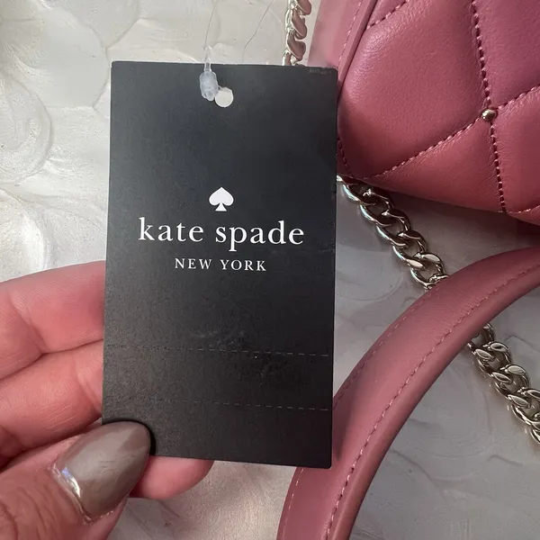 Kate Spade‎ Carey Mini Camera Bag Pomegranate Smooth Quilted Leather NWT KL820 - Image 8