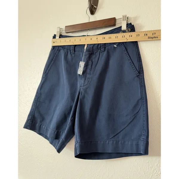NEW Free People Navy Chino Shorts Womens Size 2 Preppy Coastal Cotton Casual - Image 4