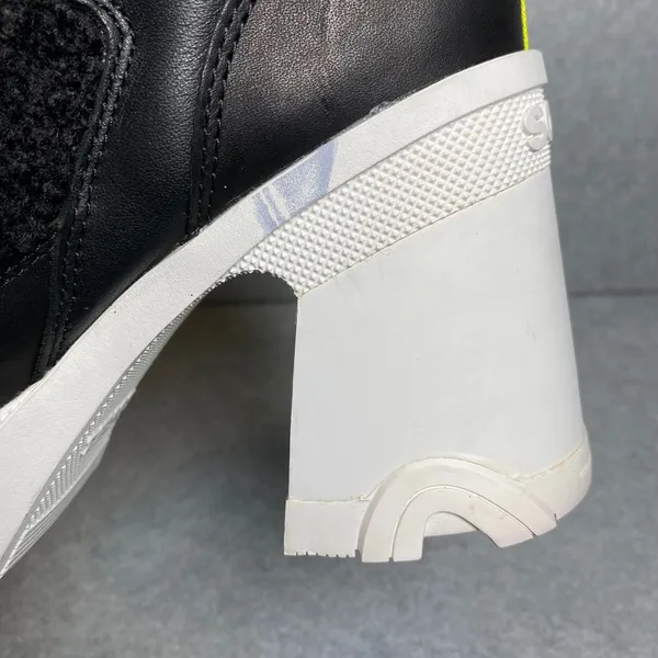 Sorel Brex‎ Boot Lace Women's Sz 8.5 Black White Waterproof Shearling Chunky NWT - Image 6