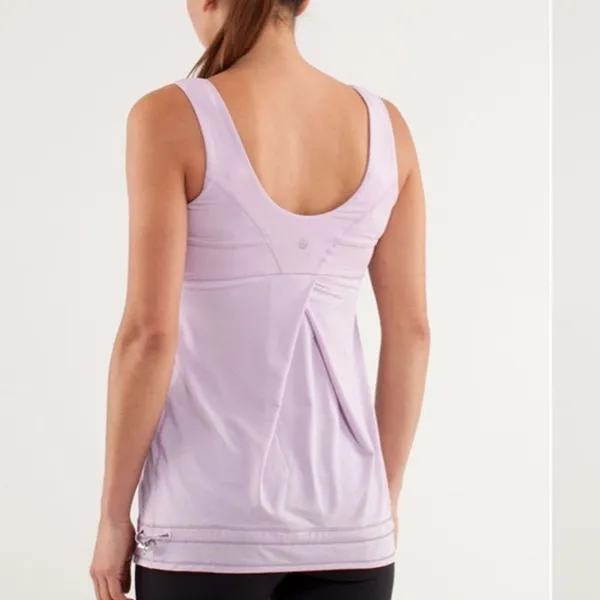 Lululemon Run: Tame Me Tank Rose Quartz size 8 - Image 2